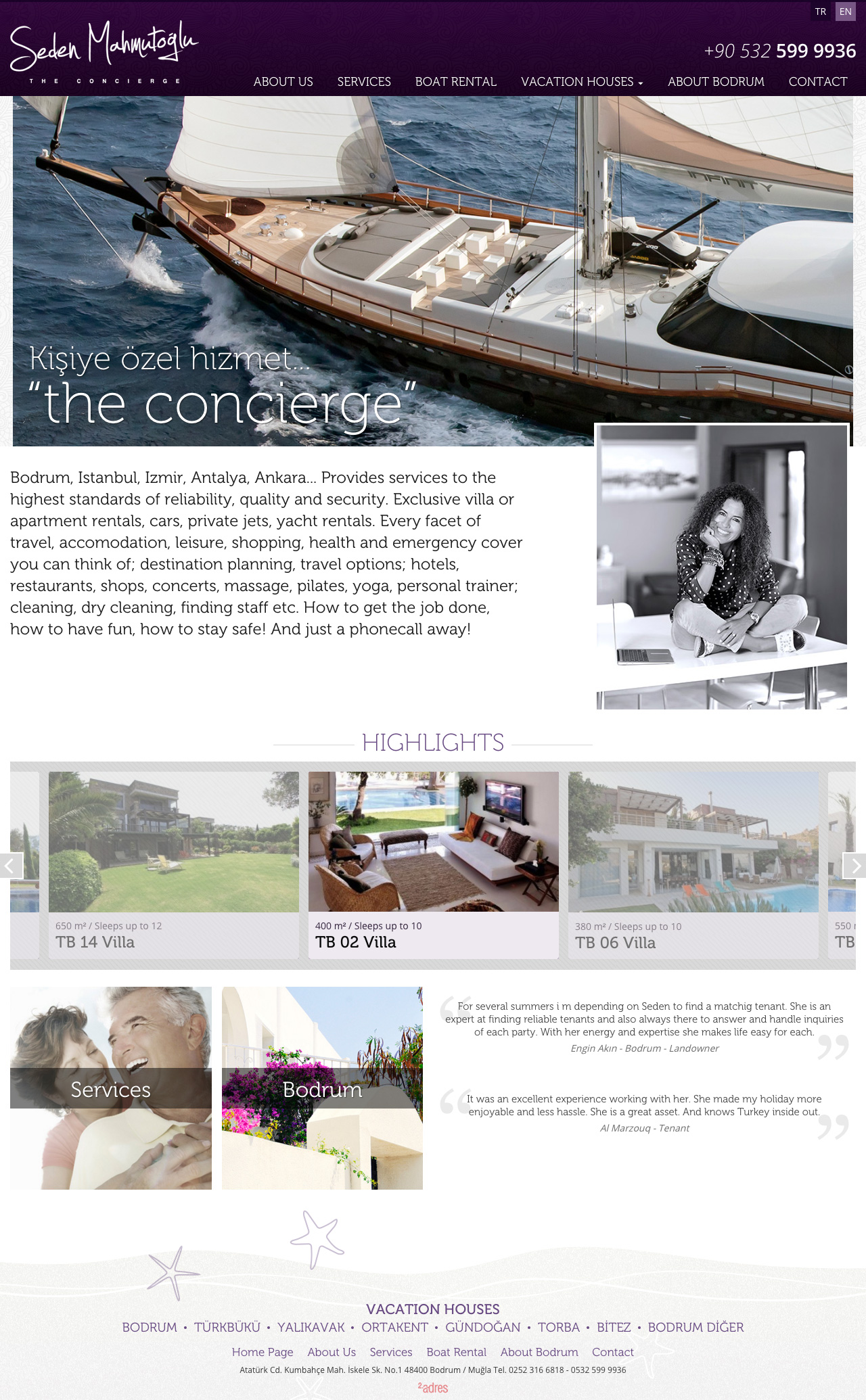 The Concierge Home Page